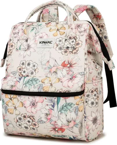 Miniatura 18 de Kinmac Mochila para portátil de estilo abierto para laptop de hasta 15.6 pulgadas, para hombres y mujeres, mochila de viaje al aire libre