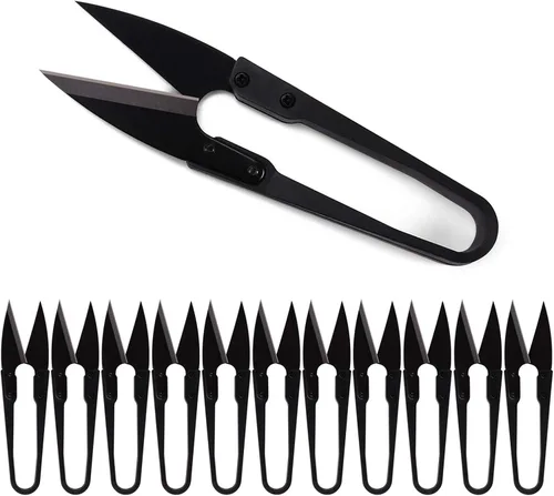 Miniatura 9 de Tijeras de podar bonsái, 5 piezas, tijeras de podar pequeñas, recortadoras de hojas de brote, tijeras de jardín para plantas, cortadoras