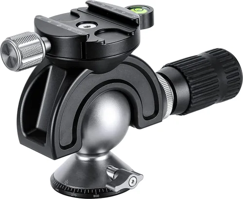 Miniatura 2 de Leofoto Cabezal de bola MH-35 de 1.378 in, con control de manillar, compatible con arca, ideal para tiro al blanco