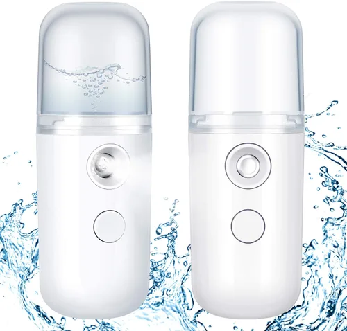 Miniatura 13 de Honoson 2 Nano Vaporizador Facial Portátil Nano Mister para Extensiones de Pestañas Recargable por USB 1 oz Aparato de Cuidado de la Piel Mano