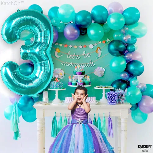 Miniatura 80 de KatchOn, Globo azul del número 1 para el primer cumpleaños, grande, 40 pulgadas, globo azul número 1 para primer cumpleaños, globo azul marino