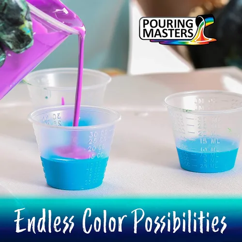 Miniatura 3 de Pouring Masters - Acrílico metálico dorado de 24 quilates - Listo para verter - Pintura para verter - A base de agua premezclada de 32 onzas