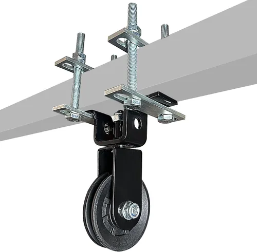 Accesorio de polea para rack de potencia, máquina desplegable LAT - Sistema de polea doble de cable y peso para entrenamiento de fuerza en gimnasio