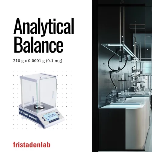 Miniatura 2 de Fristaden Lab Balanza analítica 7.41 oz x 0,1 mg (0.00 oz) Certificado de calibración Balanza de laboratorio profesional Compañía USA