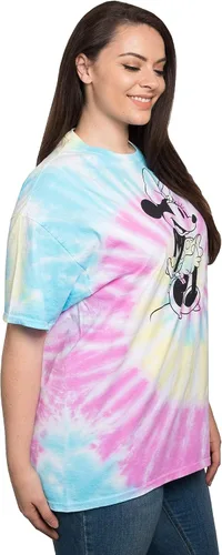 Miniatura 3 de Disney Camiseta para mujer Minnie Mouse Print 100% algodón Tie Dye