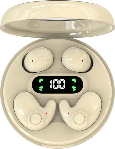 Miniatura 9 de Dos pares de mini auriculares Bluetooth invisibles, cómodos auriculares inalámbricos para dormir, con micrófono, auriculares impermeables IPX5