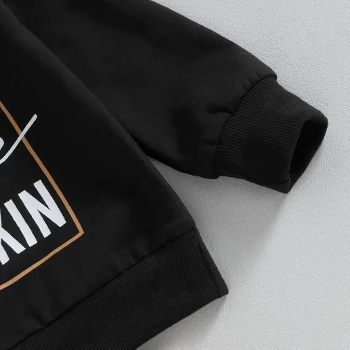 Miniatura 5 de Ropa para el día de San Valentín para bebé, sudadera de manga larga con letras, pantalones deportivos elásticos para otoño e invierno