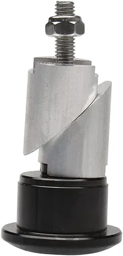 Miniatura 4 de FENRIR - Adaptador de espejo para manillar de motocicleta compatible con manillar debe ser hueco y el diámetro interior es de 0.827-0.945 in. No es