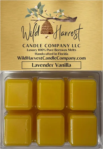 Miniatura 42 de Primera Respiración del Otoño Perfumado, 1 Paquete de Cera de Abejas Pura Derretida para Calentadores, Wild Harvest Candle Company, Tartas Cúbicas