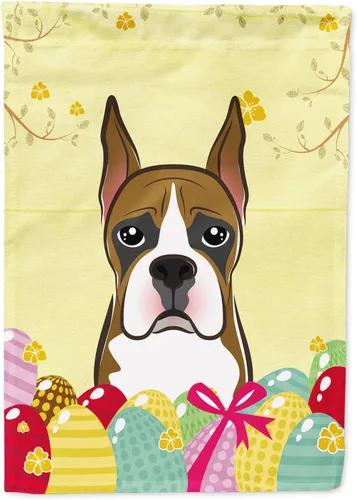 Miniatura 54 de Caroline's Treasures BB1920CHF - Bandera de caza de huevos de Pascua con diseño de bulldog francés, para casa, gran porche, para colgar en la pared