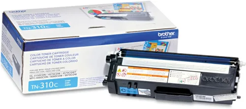 Miniatura 4 de Brother TN310 Cartucho de tóner de rendimiento estándar genuino, TN310C, tóner cian de repuesto, rendimiento de páginas de hasta 1500 páginas, TN310