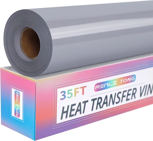 Miniatura 30 de RENLITONG - Vinilo verde frutal para planchar HTV de 12 pulgadas por 15 pies, vinilo de transferencia de calor para rollos de camisetas HTV