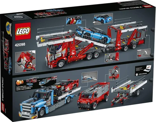 Miniatura 5 de LEGO Technic Car Transporter 42098 - Juego de construcción de camión y remolque con automóvil azul, mejor juguete de ingeniería y STEM para niños