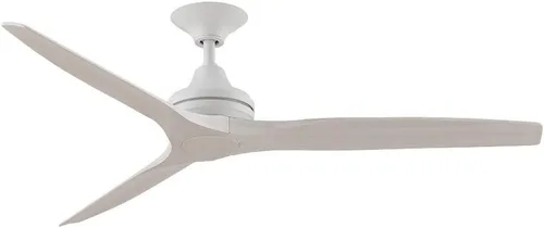 Miniatura 2 de Fanimation Spitfire - Ventilador de techo de 3 aspas, 12 pulgadas de alto y 60 pulgadas de ancho, acabado blanco mate, color blanco lavado Blanco