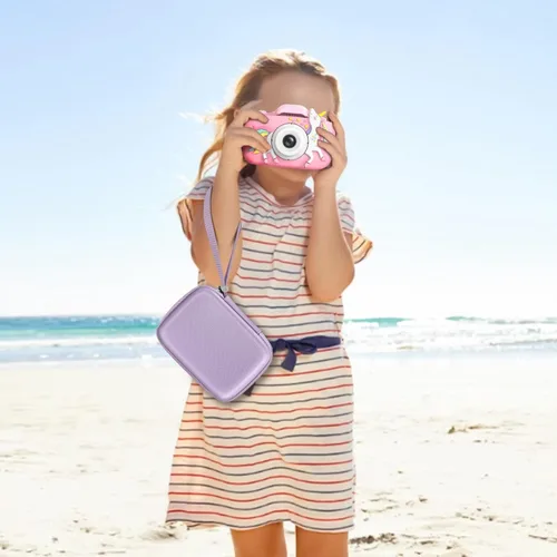 Miniatura 7 de FINTIE Funda para cámara para niños compatible con Goopow/Seckton/Dylanto/Mgaolo/Masterbee/CIMELR/Desuccus juguetes para cámara digital para niños