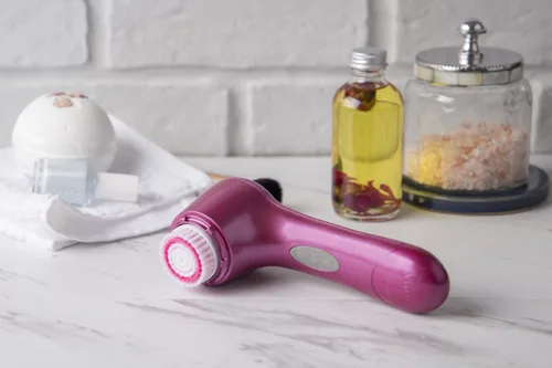 Miniatura 6 de Vivitar PG7000 Exfoliante Limpiadora Suave/Suave Spa Portátil Para Cuidado de la Piel Sensible Cepillo De Limpieza Facial Potencia, Rosa, 1 unidad