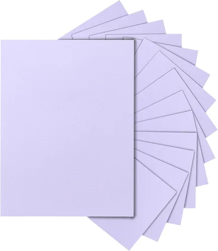 Miniatura 11 de Silunkia 100 hojas de cartulina negra de 8.5 x 11 pulgadas, papel de 75 lb para impresora, cartulina para Halloween, fabricación de tarjetas DIY
