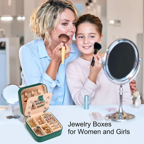 Miniatura 8 de Parima Regalos de cumpleaños para mamá y madre joyero de viaje pequeño personalizado para mujeres, regalos del día de la madre, mejor mamá, abuela