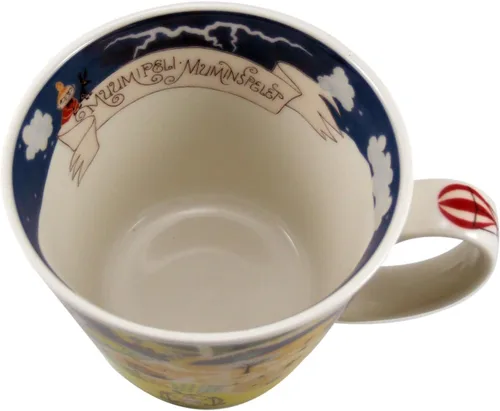 Miniatura 5 de Taza de sopa con diseño del mapa del Valle de Moomin Yamaka Japón