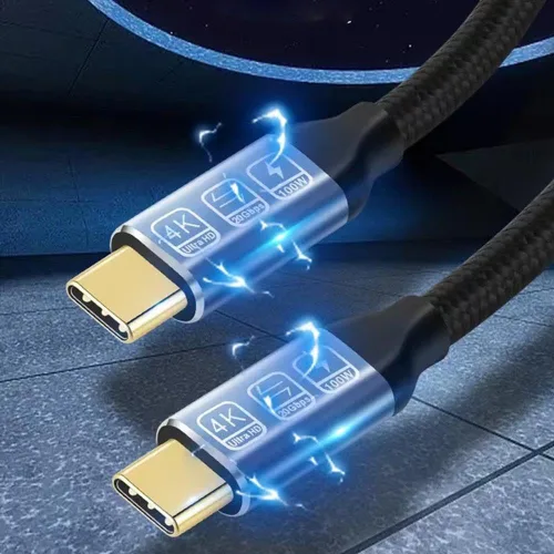 Miniatura 6 de Cable USB C a USB C, cable USB-C de 3.2 Gen 2, 4K UHD 20Gbps USB C cable de carga rápida PD de 100 W, cable de monitor de video tipo C 4K 60Hz