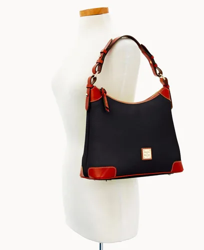 Miniatura 4 de Dooney & Bourke Bolso, bolso de hombro Hobo de grano de guijarros