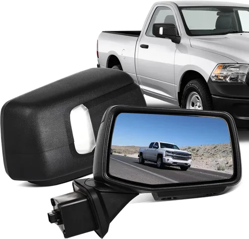 Miniatura 49 de ECCPP Juego de espejos de remolque, reemplazo en pareja, compatible con Chevy Silverado 1500 2500 HD 3500 Suburban 1500 2500 Tahoe para GMC Sierra