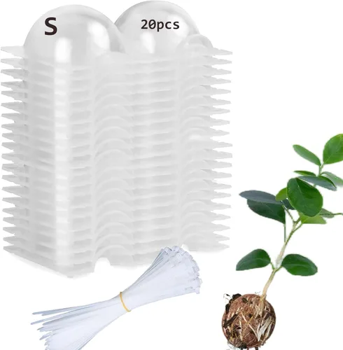 Miniatura 8 de Caja de cultivo de raíces de árbol: cápsulas de propagación de capas de aire para plantas leñosas, dispositivo de enraizamiento transparente