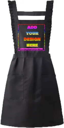 Miniatura 13 de Delantal personalizado personalizado para mujeres/hombres, delantales de cocina ajustables para estilistas de peluquería, delantales impermeables