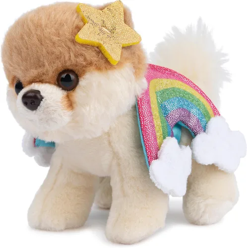 Miniatura 5 de GUND Boo Mundo's Perro Más Lindo Itty Bitty Boo Alien Peluche de Perro Tipo Pomeranian, 5 Pulgadas