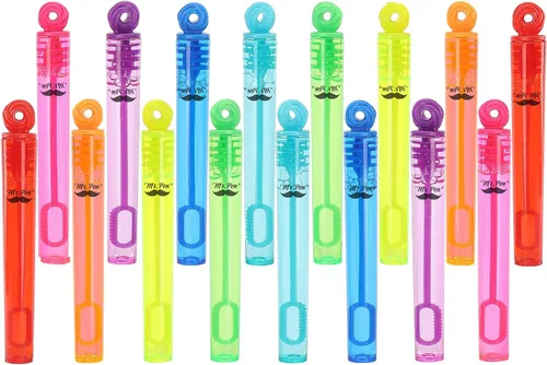 Mr. Pen - Varitas de burbujas mini, 10 cm, paquete de 16, burbujas mini coloridas para regalos de fiesta para niños, regalos de fiesta con burbujas,