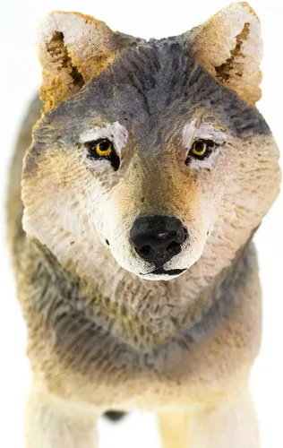 Miniatura 6 de Safari Ltd. Figura de lobo gris, figura realista de lobo de plástico de 4 pulgadas, juguete educativo para niños, niñas y niños a partir de 3 años