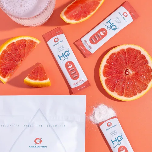 Miniatura 3 de Cellutrex® H2O Electrolytes - Pomelo Mezcla de bebida en polvo de electrolitos sin azúcar Sal natural, electrolitos sin OMG para entrenamientos
