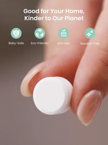 Miniatura 9 de GROWNSY Tabletas descalcificadoras para lavadoras de botellas, 12 tabletas descalcificadoras para eliminar la acumulación de cal y mineral