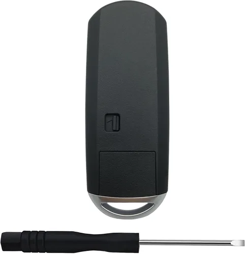 Miniatura 2 de Funda de llavero de entrada sin llave de repuesto para Mazda 3 CX-3 CX-5 WAZSKE13D01 662F-SKE13D01 Llavero de llave del coche negro (3 botones)