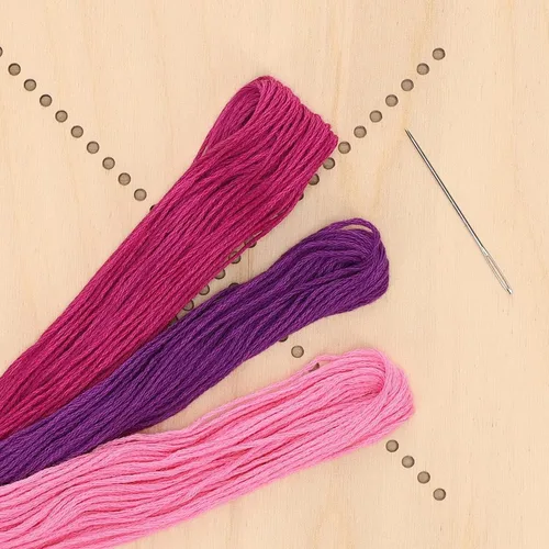 Miniatura 6 de LEISURE ARTS Kit de arte de cuerda cosida de madera con caja de sombras Twister - Manualidades para adultos o niños - Kits de manualidades