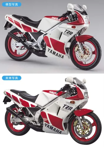 Miniatura 6 de Hasegawa Escala 1/12 TZR250 (1KT) 1985 - Modelo de plástico para construcción de motos, N.º de artículo 21511