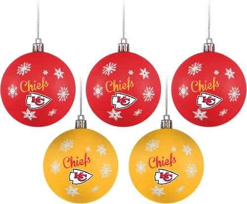 Miniatura 16 de FOCO Dallas Cowboys NFL 5 Pack Shatterproof Ball Ornament Set