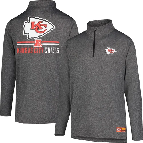 Miniatura 79 de Ultra Game Men's NFL Official Super Soft Quarter Zip Long Sleeve T-Shirt