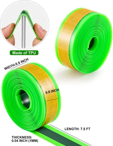 Miniatura 5 de Julai Bike Tire Liners, Mountain Bicycle Tube Flats Self-Adhesive Protector Puncture Free Compatible with 20 24 26 28 29