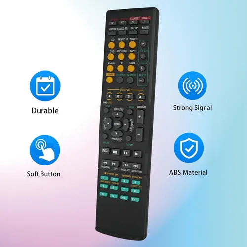 Miniatura 3 de Control remoto de repuesto universal para HTR-5835SL DTX1100 RAV305 WE45900 US RAV-305 RAV-240 RAV240 RX-V630 RXV630 HTR-5560 HTR5560 para receptor