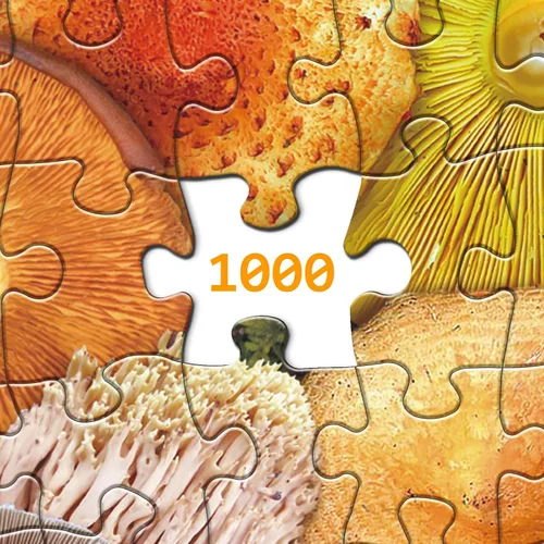 Miniatura 3 de Rompecabezas de hongos de 1000 piezas para adultos, rompecabezas de hongos mágicos, hongos coloridos hongos, naturaleza, vida silvestre, arcoíris