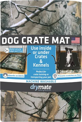 Miniatura 10 de Drymate Tapete Premium para jaula de perro, absorbente, impermeable, antideslizante, lavable, almohadilla para orina de cachorros para entrenamiento