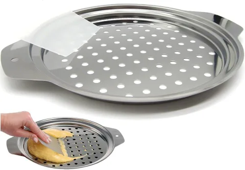 Miniatura 5 de Spaetzle Maker Pan de acero inoxidable con raspador tradicional alemán para hacer fideos de huevo, olla para hacer espaguetis y pasta