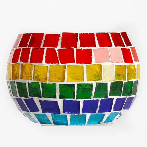 Miniatura 2 de Paquete de 130 piezas de azulejos de mosaico para manualidades, platos, marcos de fotos, macetas, joyas hechas a mano, azulejos decorativos Blanco