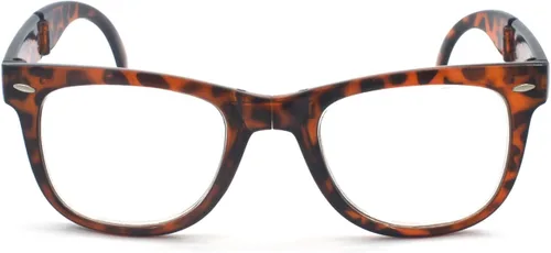 Miniatura 10 de Gafas de lectura plegables de plástico retro unisex con bolsa