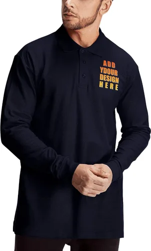Miniatura 2 de Custom Polo Shirt for Men Customized Golf Shirts Design Your Own Personalized Tee Upf50+ Print Embroidered Text Photo Logo