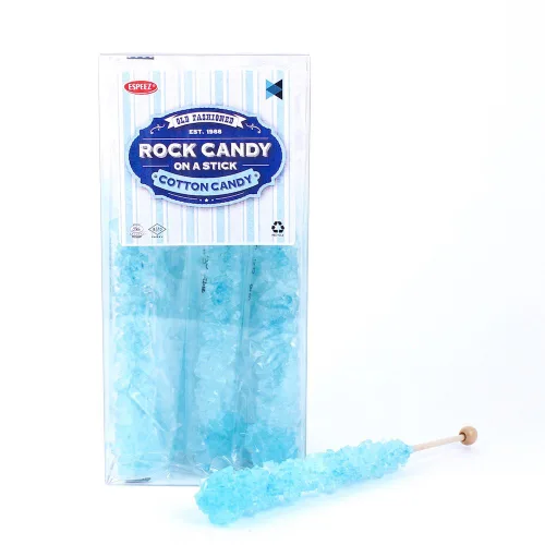Miniatura 75 de Palitos de caramelo de roca extragrandes: 12 paletas de cereza rosa – envueltas individualmente – Palitos de caramelo de roca de cristal