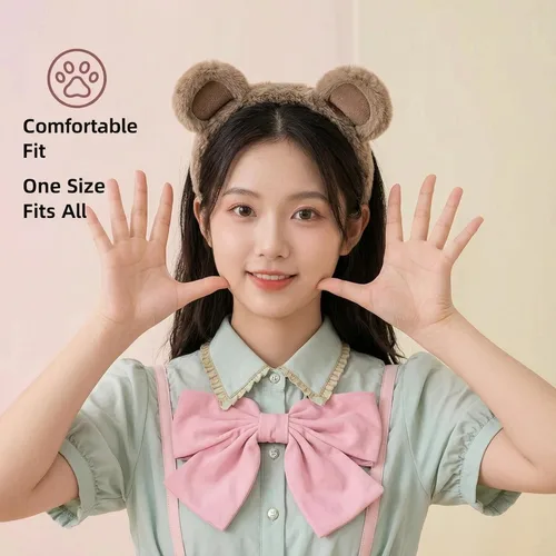 Miniatura 7 de Animal Ears Design Headbands for Women, Costume Hair Accessories for Birthday, Holiday, Party, Cosplay & Daily Wear