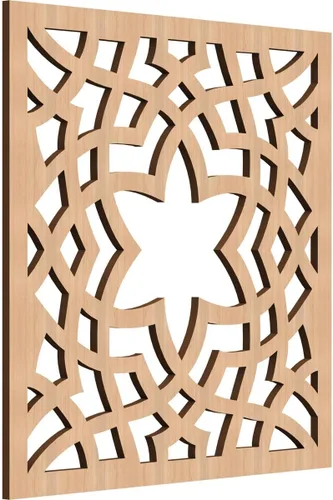 Miniatura 49 de París - Paneles de pared decorativos de madera con calado, extra pequeños, 7 3/8 pulgadas de ancho x 7 3/8 pulgadas de alto x 1/4 pulgadas de alto