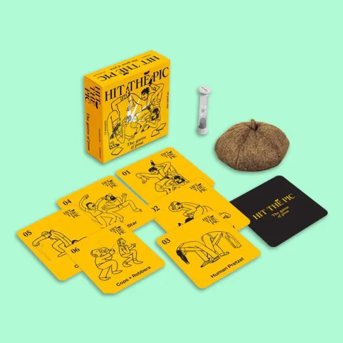Miniatura 3 de Juego de fiesta Hit The Pic – Combina la postura en un juego rápido en equipo con improvisación y movimiento, perfecto para grupos y noches de juego